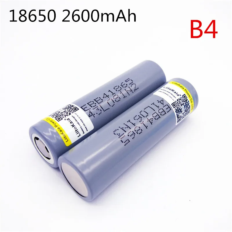 1 шт. LiitoKala Lii-B4 18650 2600 мАч 3 6 В Battrey для B4 Мобильная мощность фонарик аудио