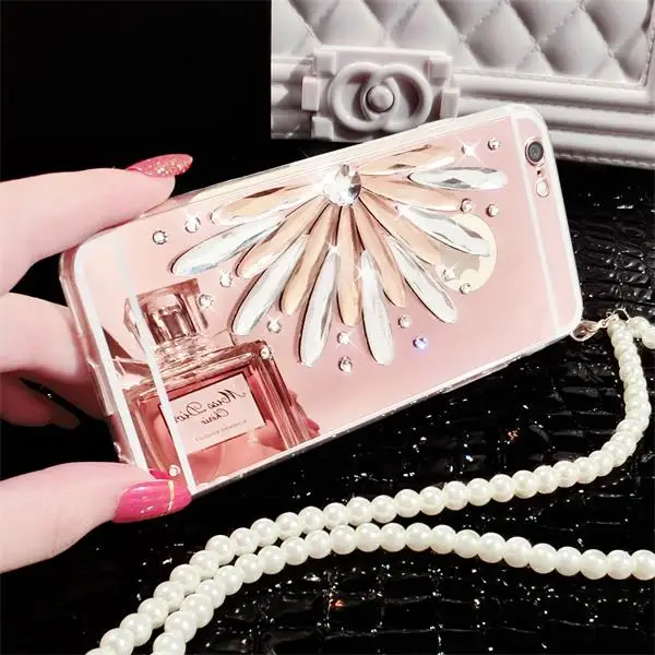 Антидетонационных Случаи Телефона Для iphone 6 Чехол Apple Iphone s Роскошные Bling Золота