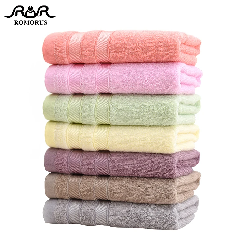 8 однотонных Цвета 100% бамбук Полотенца s летом прохладно бамбуковое волокно для