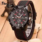 Мужские часы от топ бренда, роскошные кожаные 2020 кварцевые часы мужские военные часы спортивные наручные часы Силиконовые часы Мода