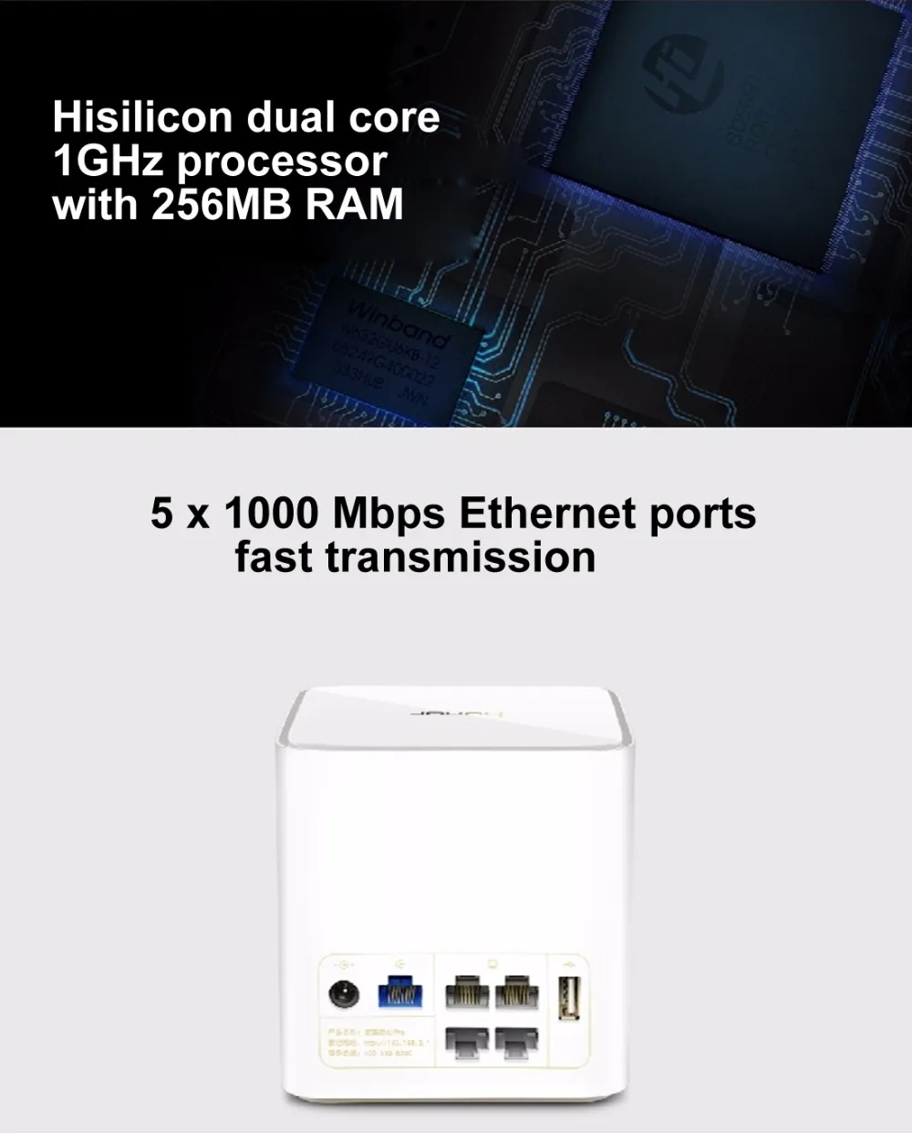 Оригинальный Huawei Honor Router Pro WS851 двухдиапазонный WiFi 2 4 ГГц 300 Мбит/с + 5 867 домашний