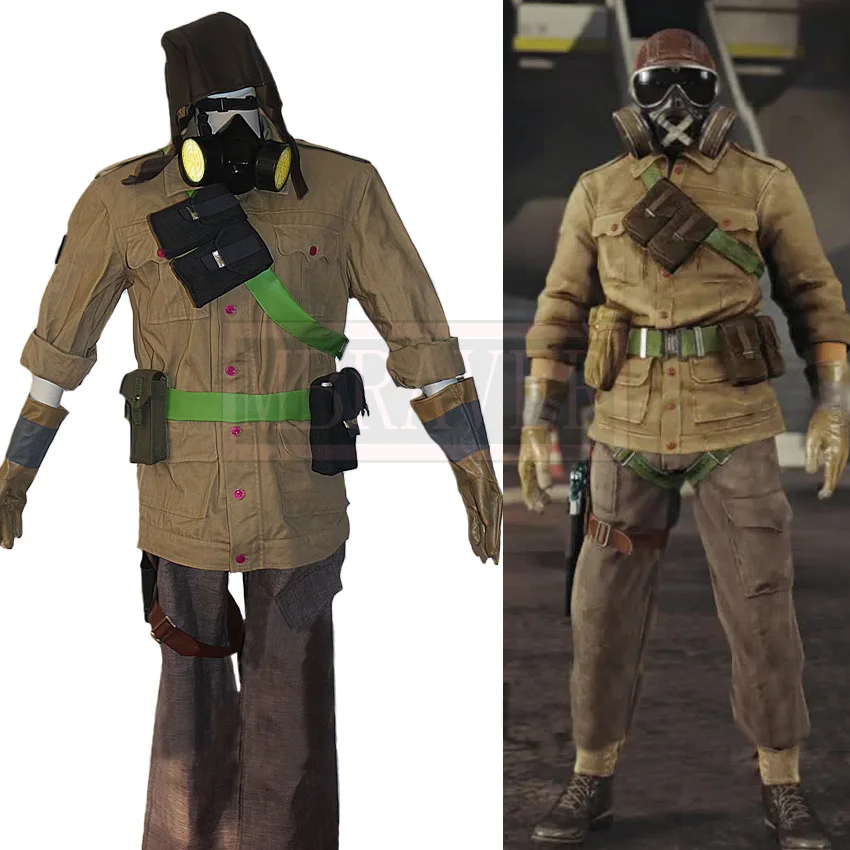 Том ксанси Радуга шесть осада WIFI беззвучный знак R. Костюм для косплея чандара