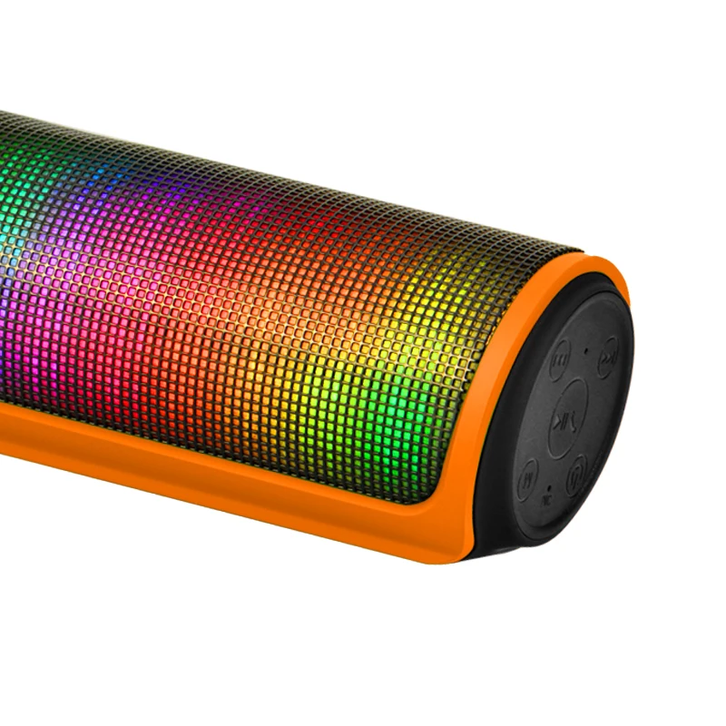 Красочные Водонепроницаемый светодиодный Портативный Bluetooth Динамик