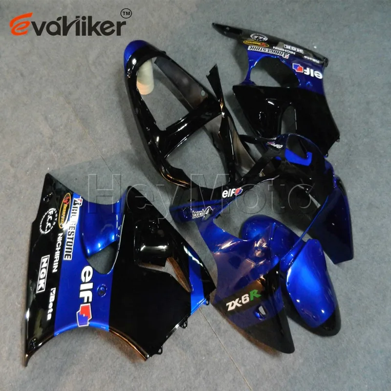 ABS моторные Обтекатели для ZZR600 2005 2006 2007 2008 красный черный ZX6R 2000 2001 2002 комплект