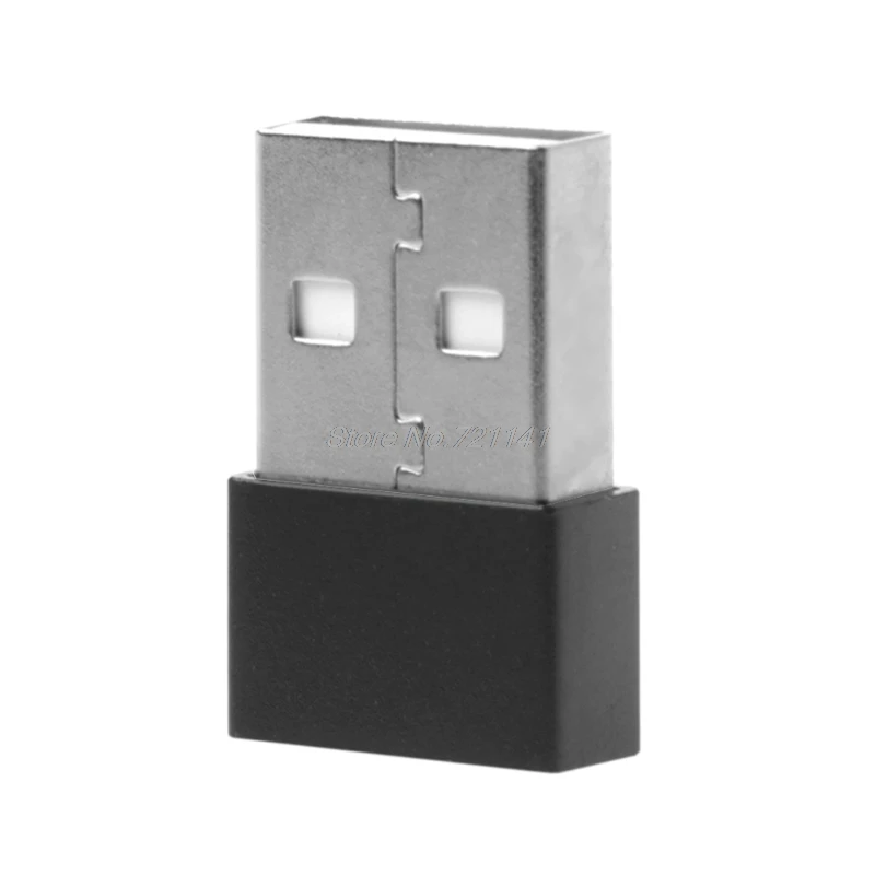 Переходник с USB 2 0 папа на 3 1 мама адаптер для зарядки передача данных Прямая
