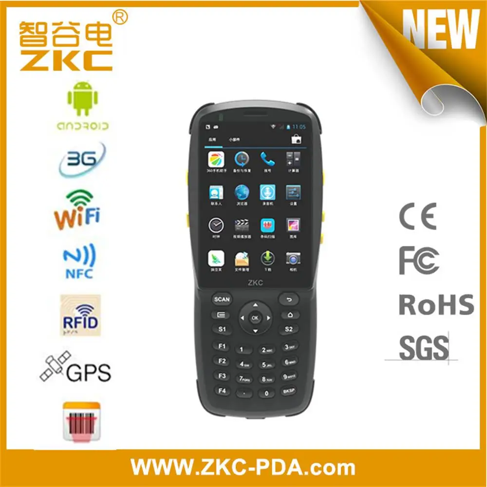 Беспроводной прочный сканер штрих кода КПК с Wi Fi bluetooth nfc/rfid Считыватель|barcode scanner