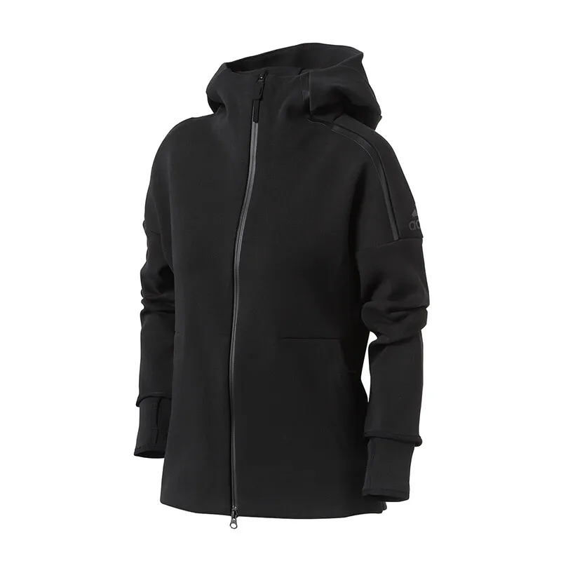 Новое поступление adidas ZNE Толстовка 2 Для женщин куртка с капюшоном Спортивная - Цвет: BR1933