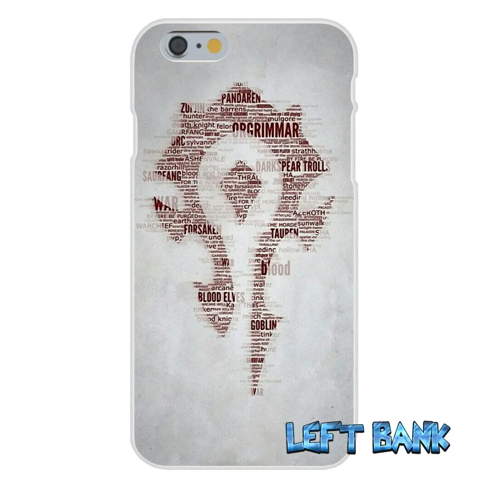 WOW World Of Warcraft Орда Логотип кремния мягкий чехол для телефона Samsung Galaxy S3 S4 S5 Mini S6 S7 Edge