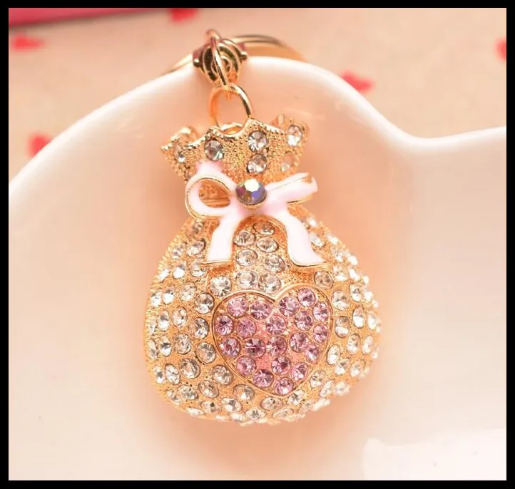Fashion Creative Lucky Bag KeyChain Girls Ornaments Car Exquisite Gift Birthday Party Favors Brand New | Дом и сад