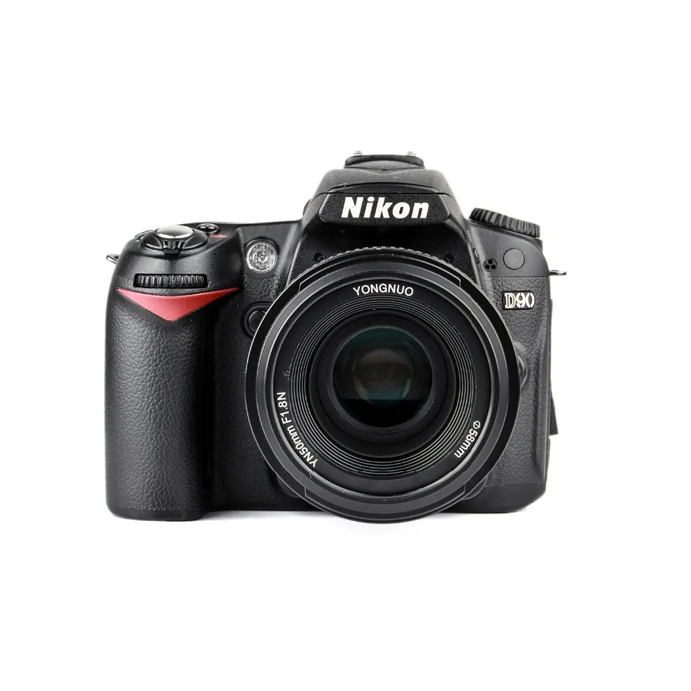 Объектив YONGNUO 50 мм YN50mm F1.8 с большой апертурой и автофокусом объектив для Nikon D5300 D3200 D3100 D7200 D700 DSLR камеры 50 мм Объективы