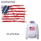 ZOTOONE задний фон с американским флагом нашивки на одежду переводная картинка передачи тепла одежды моющиеся значок сделай сам аксессуар футболка деко аппликация патчи