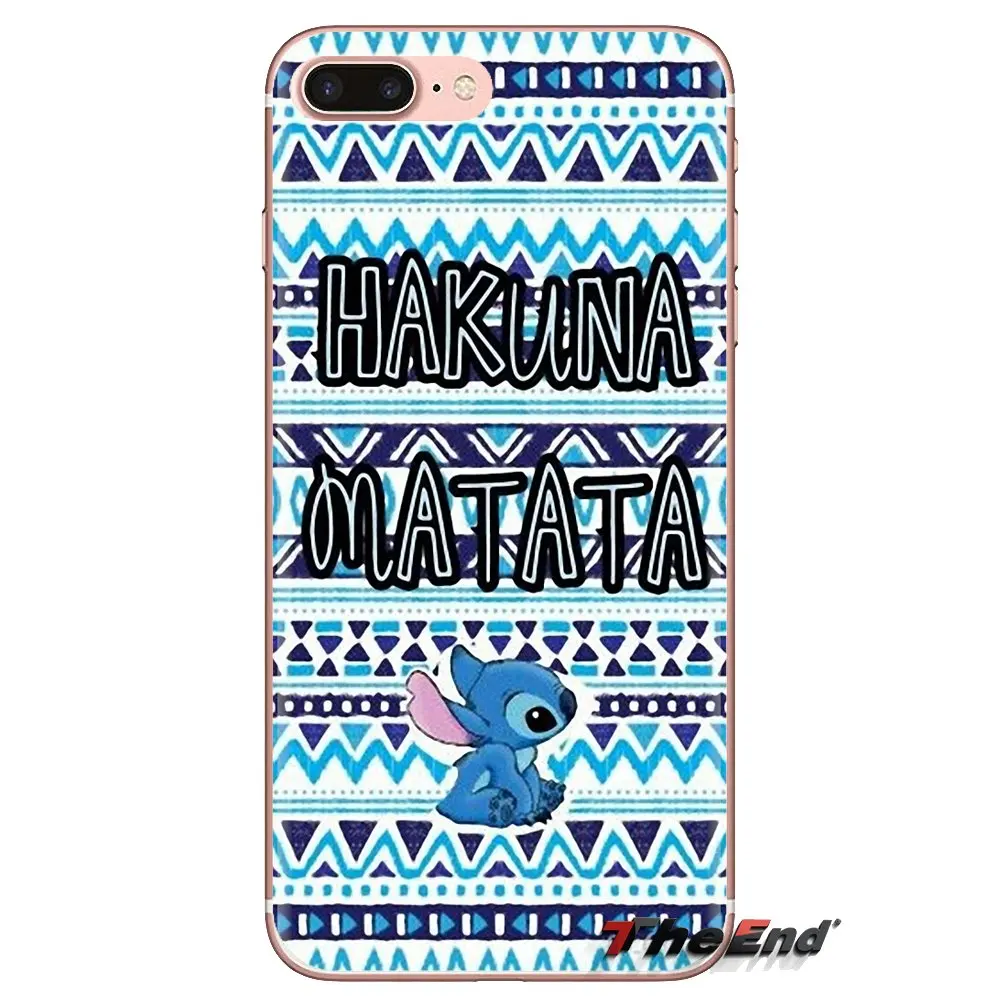 Hakuna Matata мягкие прозрачные чехлы для Samsung Galaxy S3 S4 S5 Mini S6 S7 Edge S8 S9 S10 Plus Note 3 4 5 8 9 |