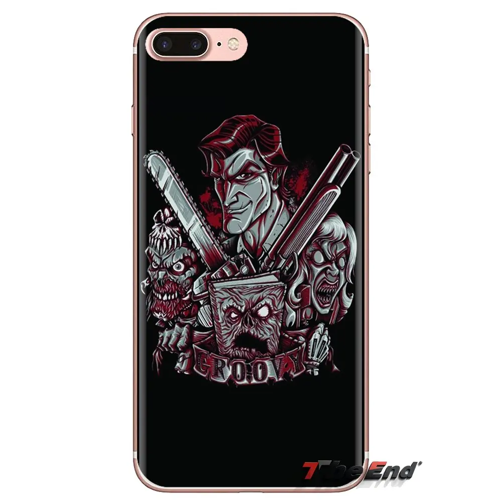 Прозрачный мягкий чехол для Samsung Galaxy S3 S4 S5 Mini S6 S7 Edge S8 S9 S10 Plus Note 3 4 5 8 9 horror The Evil Dead |