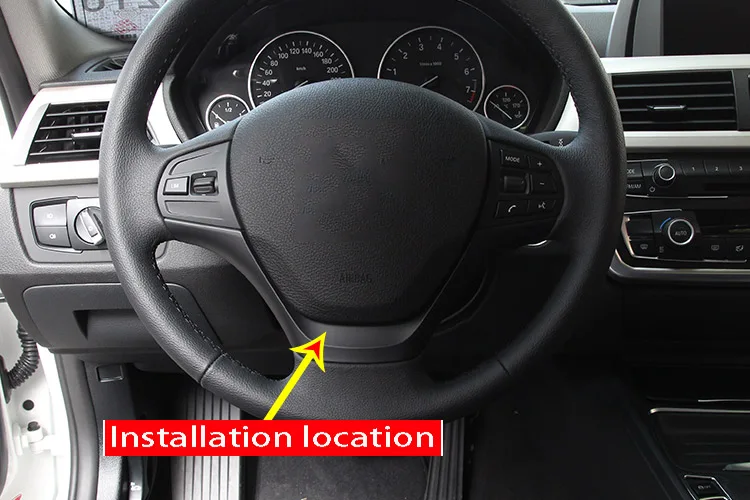 Carbon Fiber Steering Wheel Decoration Strips Cover Trim For BMW 3 Series F30 318 320 2013 2014 2015 2016 2017 2018 | Автомобили и
