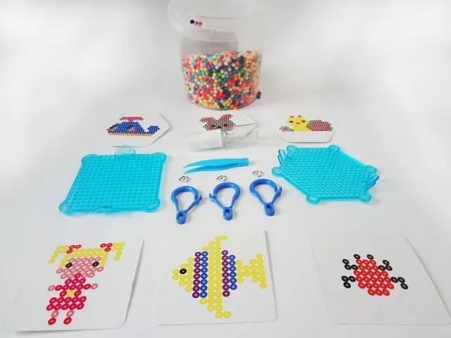 Горячая вода beadbond детские развивающие игрушки DIY волшебный бисер головоломка упакована волшебная вода beados ведро Упакованные наборы
