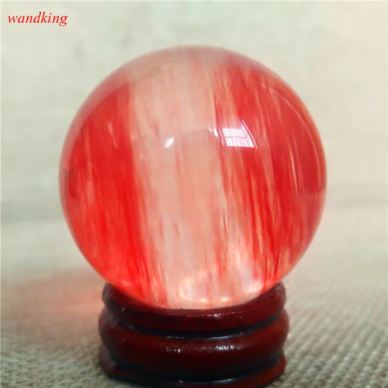 

40mm) quartz crystal ball smelting red decorative crystal crystal chakra ball stones and crystal