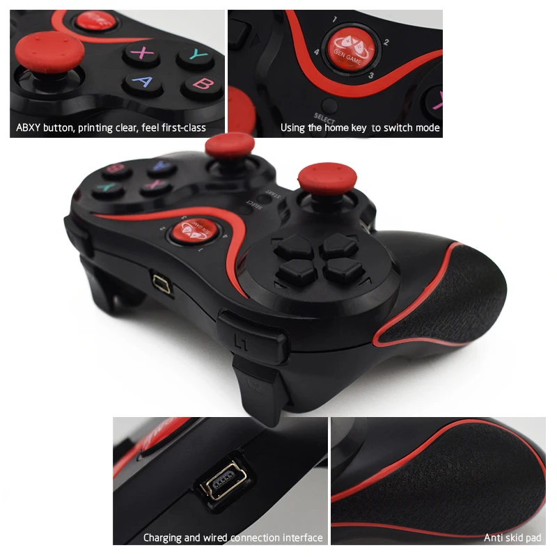 Wireless Bluetooth Gamepad Game Controller For Android Smart Phone PS3 PC Laptop Gaming Control QIANXUNWAN | Электроника