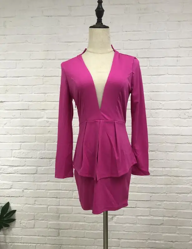 Женское элегантное платье-Блейзер сексуальное платье для офиса повседневное