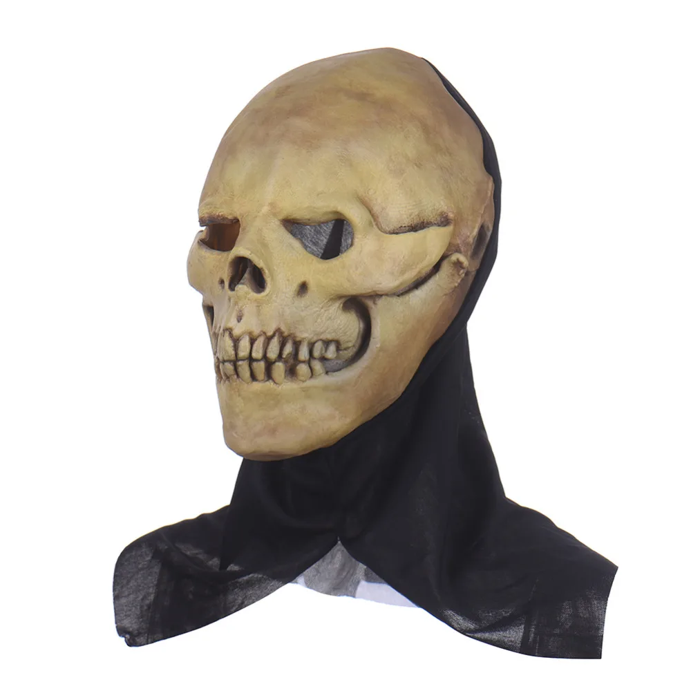 2018 1 шт. ползучий череп полная маска для лица Хэллоуина подарки Экологичная