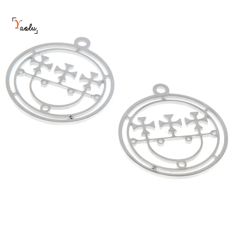 5 шт./лот scheal Sigil из Sitri charm Goetia Seal Lucifer sigil of demons Подвеска нержавеющей стали