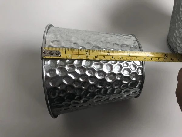 Металлическая Ванна D13xH11.5CM 6 шт./лот домашний декор железные горшки вилла