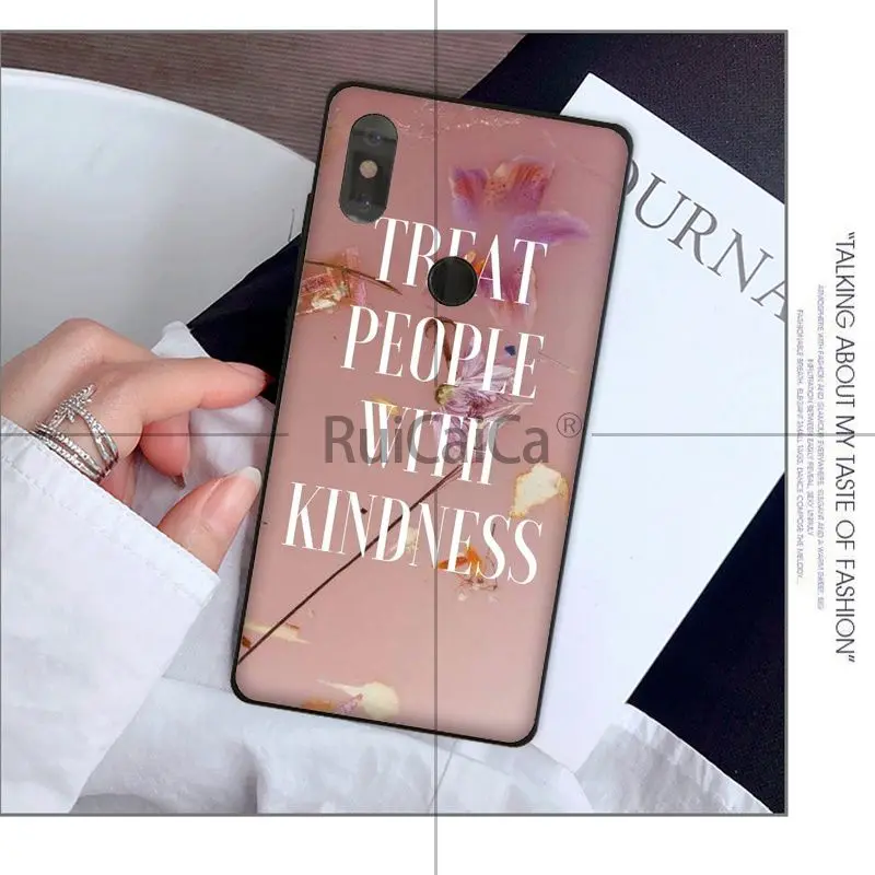 Ruicaica Harry Styles Treat People With Kindness Unique Design Phone Cover for Xiaomi Mi 8 SE 6 Note 3 MIX 2 2S | Мобильные телефоны