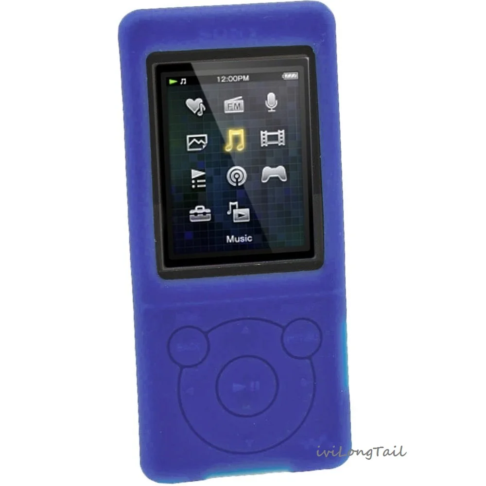 Силиконовый чехол для Sony Walkman NWZ E473 E474 E475 E574 NWZ-E575 крышки резиновый гелевый кожаный