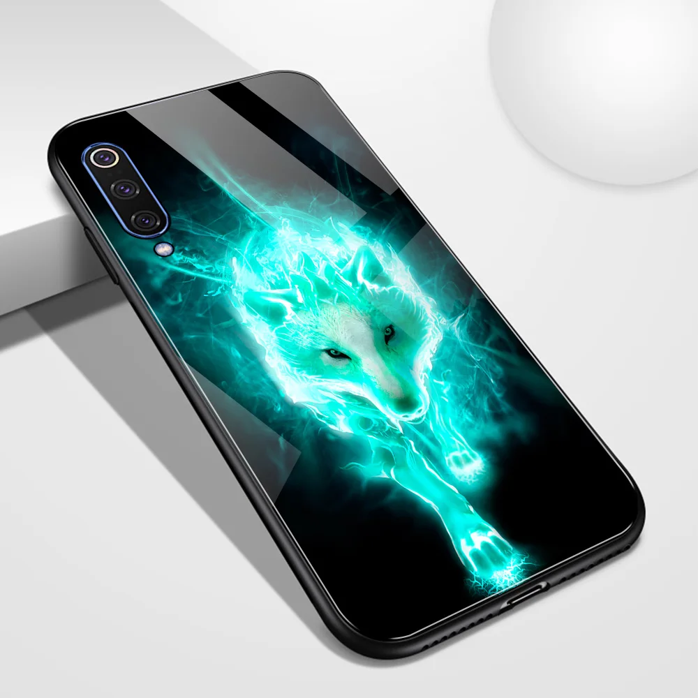 Чехол для xiaomi mi 8 lite, стеклянная задняя крышка, чехол mi x 2 s, милый дизайн с лисой для xiaomi mi 8 8se lite explorer mi 9 9se mi x 2 2s 3 CC9