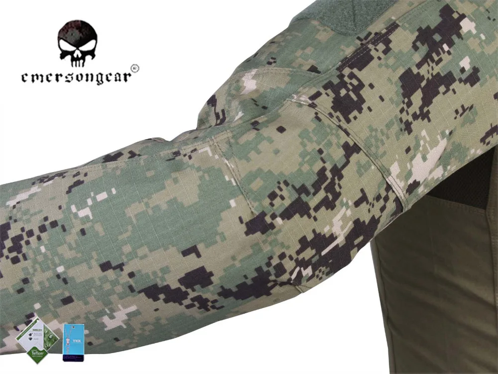 Emersongear армейские футболки военные BDU Охота Одежда Emerson тактическое боевое Нападение футболки AOR2 серый волк EM9316