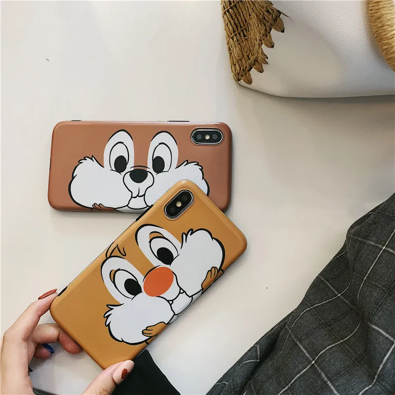 Cute cartoon anime squirrel phone case For iphone Xs MAX XR X 6 6s 7 8 plus Funny Chitty Titi silicone back cover Fundas |