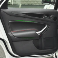 car interior microfiber leather door handle armrest panel cover protective trim for ford mondeo 2007 2008 2009 2010 2011 2012