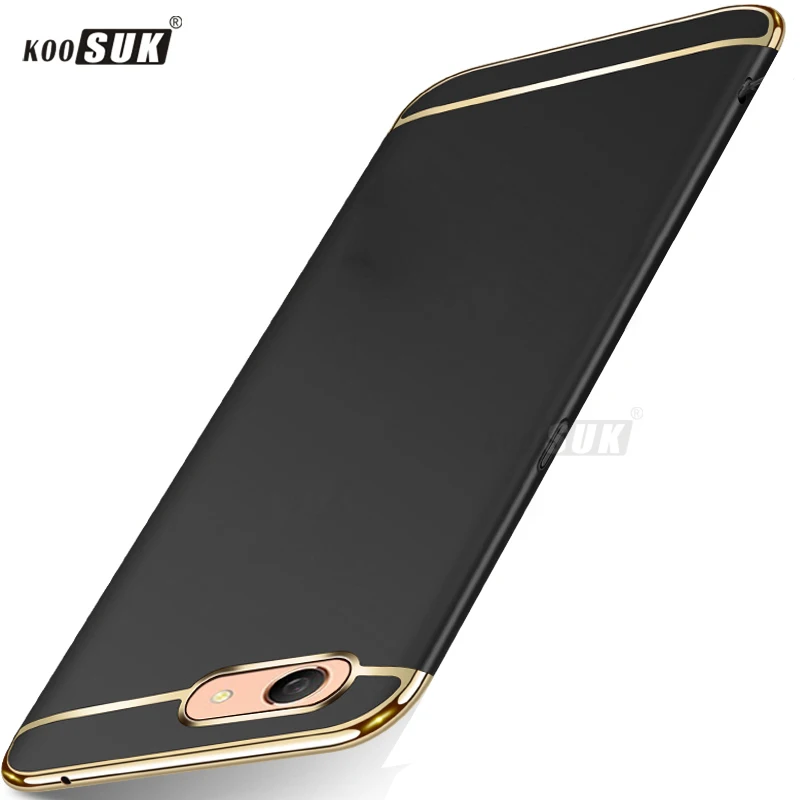 Ультратонкий чехол для OPPO A3 3 в 1 с полной защитой корпуса жесткий Роскошный