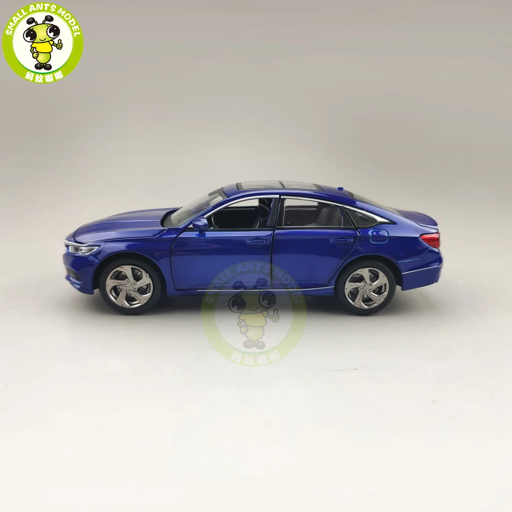 1/32 JACKIEKIM Accord 10th седан литая под давлением Модель автомобиля игрушки для детей Детское звуковое освещение Вытяните назад Подарки для мальчиков девочек