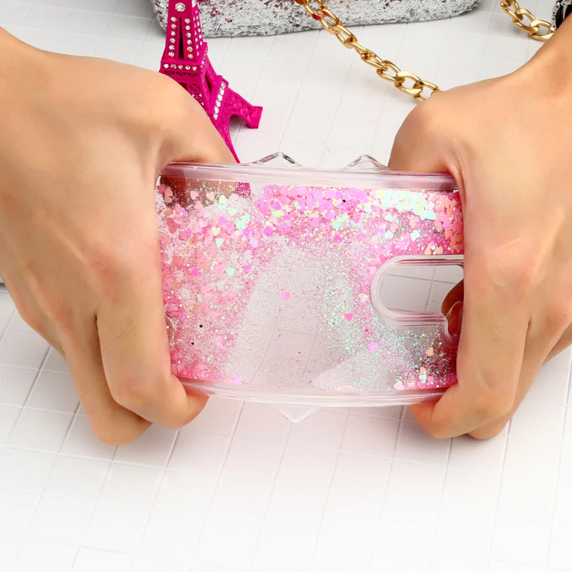 

Dynamic Liquid Case For Huawei P8 P9 Lite 2017 P10 PLUS Case Glitter Bumper Honor 8 Lite Pro 6X 4x Nova Mate 9 Covers