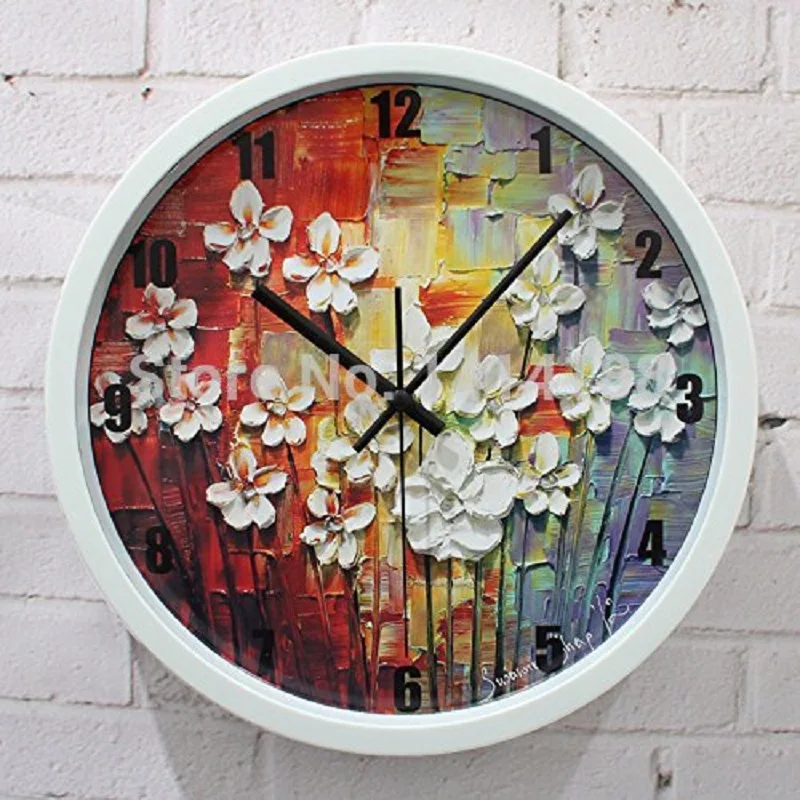 

12 inches Wall Clock Saat Clock Duvar Saati Reloj Horloge Murale Relogio de parede Watch Klok Orologio da parete Living room