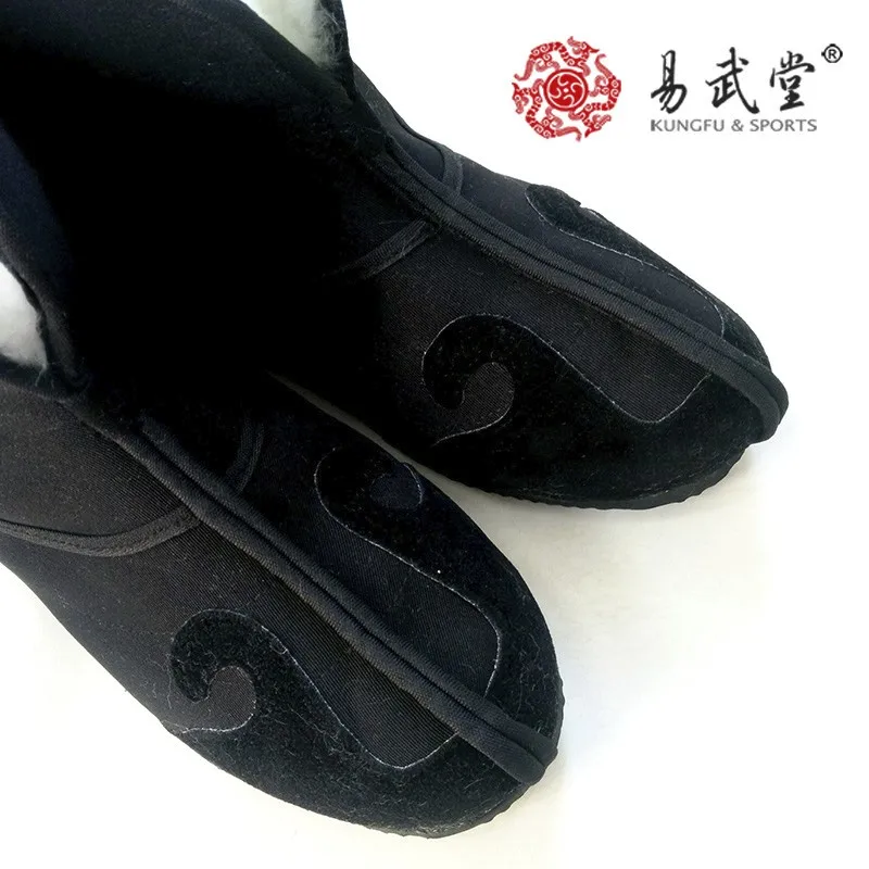 Обувь tai chi; обувь для китайских боевых искусств; зимняя хлопковая нескользящая обувь для кунг-фу и обувь wu shu