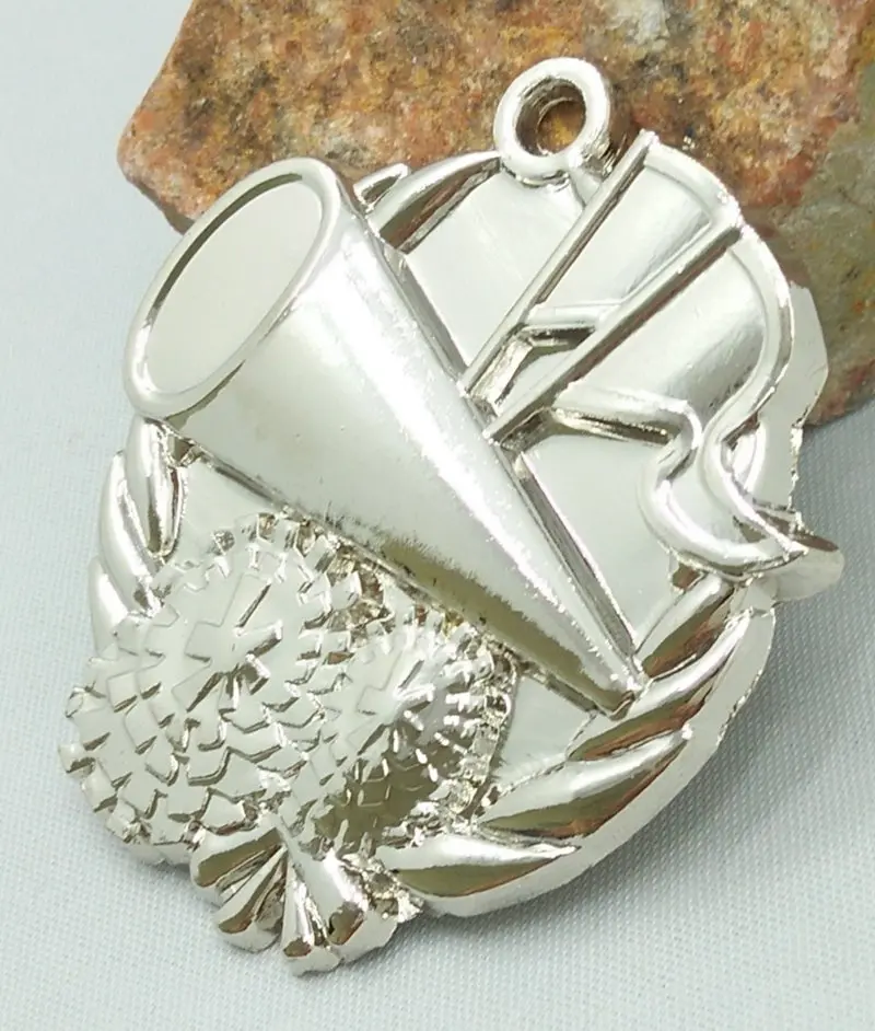 Металлическая медаль унисекс для школьных видов спорта золотого серебряного