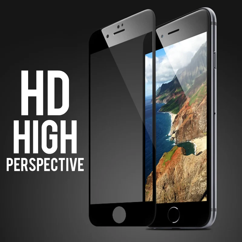 Защитная пленка для экрана на для Apple iPhone 7 Plus из закаленного стекла для iPhone 8 7 6 Plus