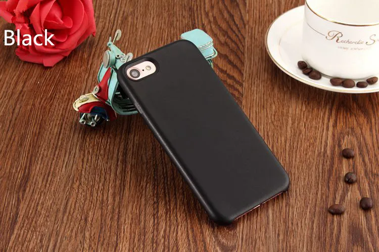 PU leather Case For iPhone Xs Xs max Xr X 8 7 Plus,good quality Back Cover luxury Phone Coque bag for SE 5S 6s plus without logo - Цвет: Black