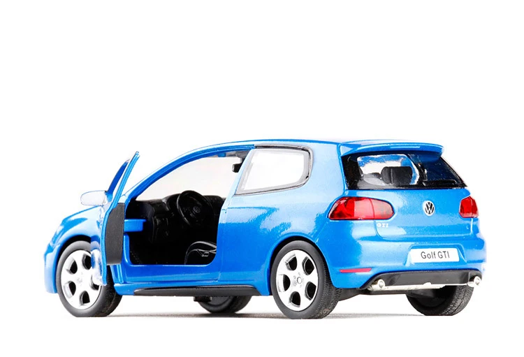 Высокая симуляция RMZ city 1/36 VW Golf GTI MK6 модель автомобиля из сплава литой металл с вытягивающимся назад автомобилем игрушка для ребенка Коллекция подарков
