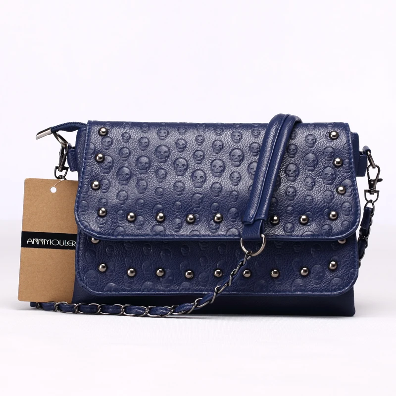 Женская сумка из ПУ кожи с заклепками 5 цветов|bolsa feminina|tote pursefashion handbag |