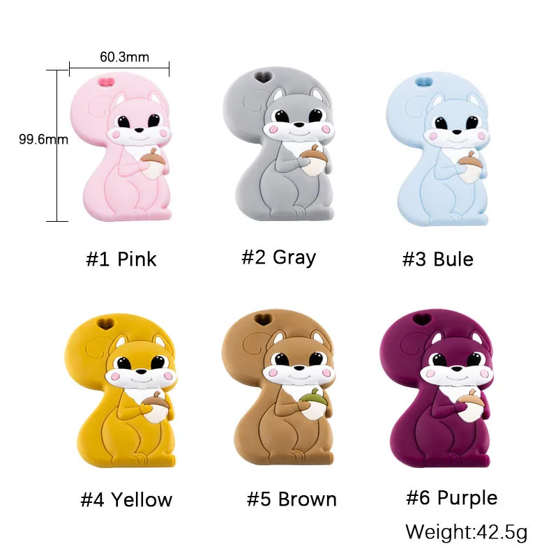 1 шт. силиконовый Прорезыватель для зубов Пищевая силиконовая Подвеска грызунов