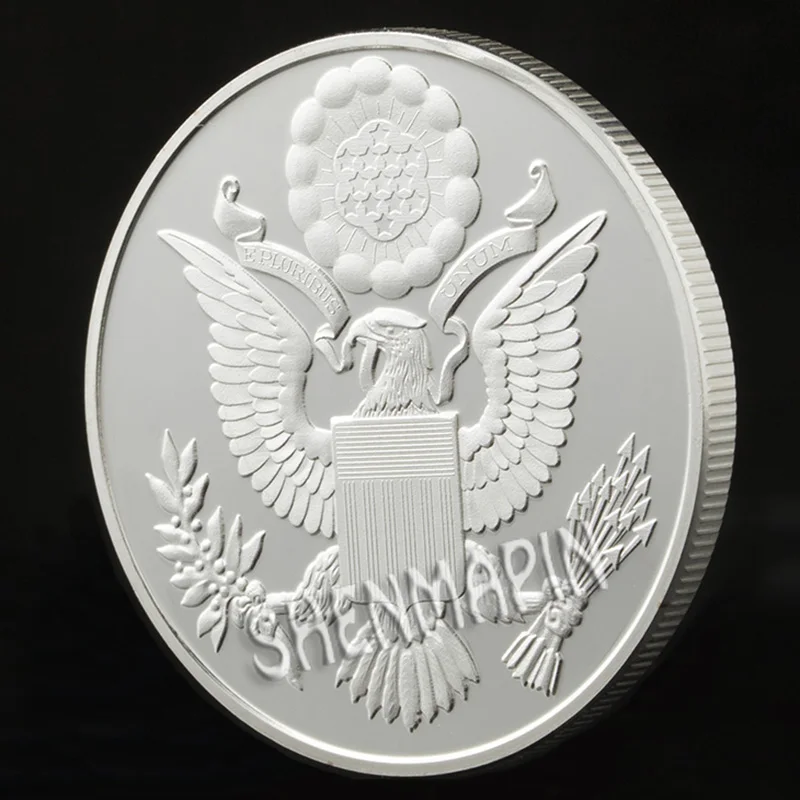Mason памятная монета майя Пирамида один открытый глаз наградная монета США Novus Ordo Seclorum коллекционные монеты золото серебро