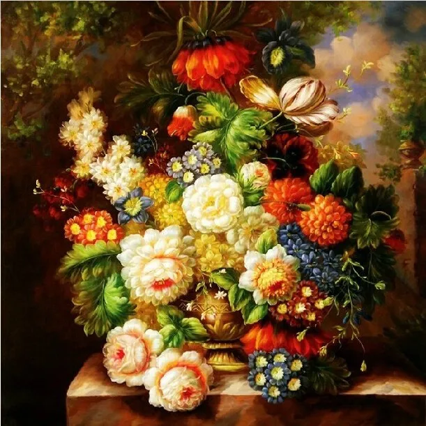 Алмазная вышивка с мультипликационным 5D алмазным крестом кристаллами полный