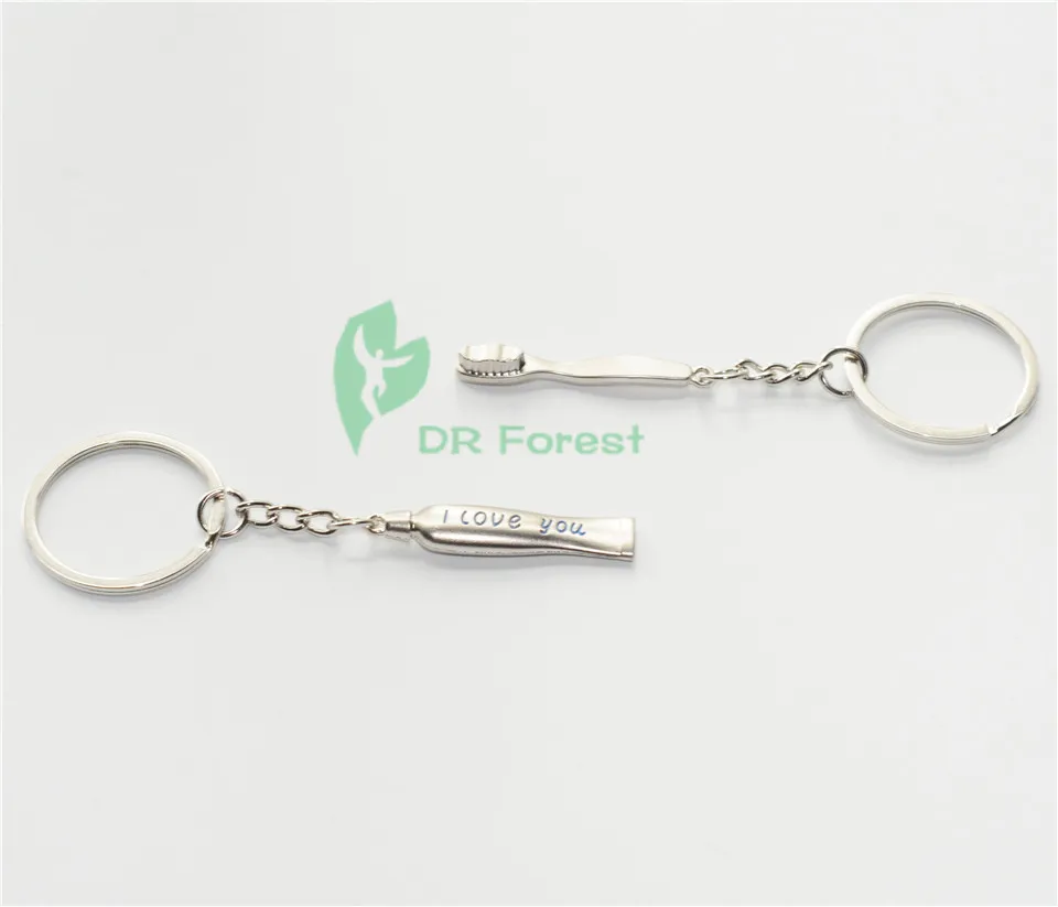 Стоматологическая зубная щетка паста брелок лаборатория промо подарок 6 шт./3