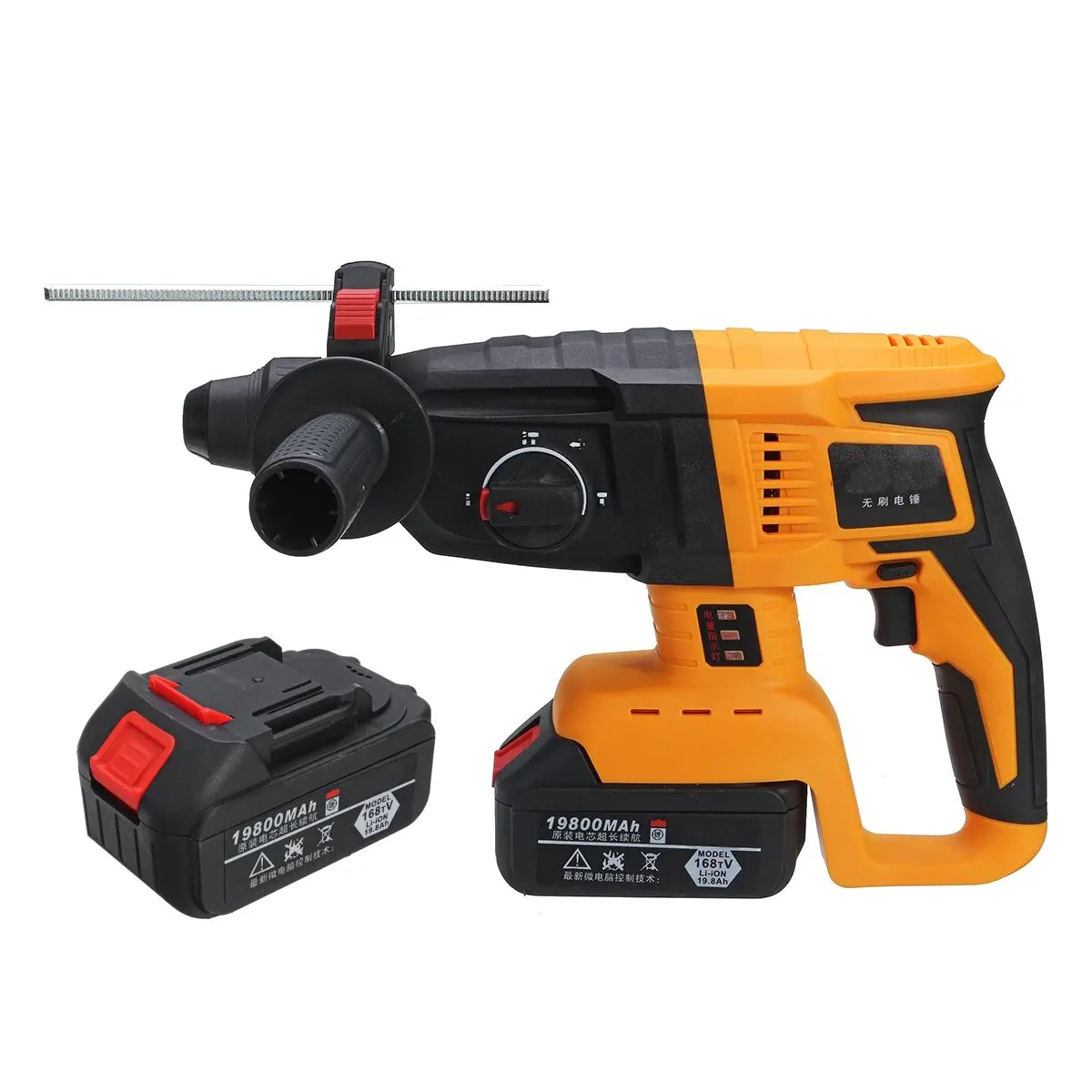 110 V-240 V 800W электрическая Ударная дрель перфоратор бесщеточный мотор аккумуляторная ударная Электрическая дрель электрическая Палочки с Батарея