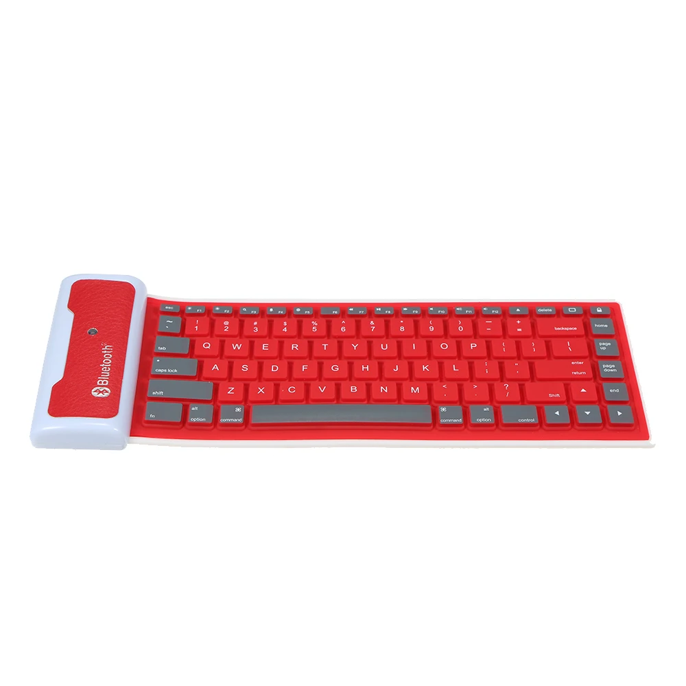 

Foldable Ultra 85 Keys Keyboard Thin BT Mini and Portable Dustproof Waterproof For Desktop Laptop Tablet and Mobile phone