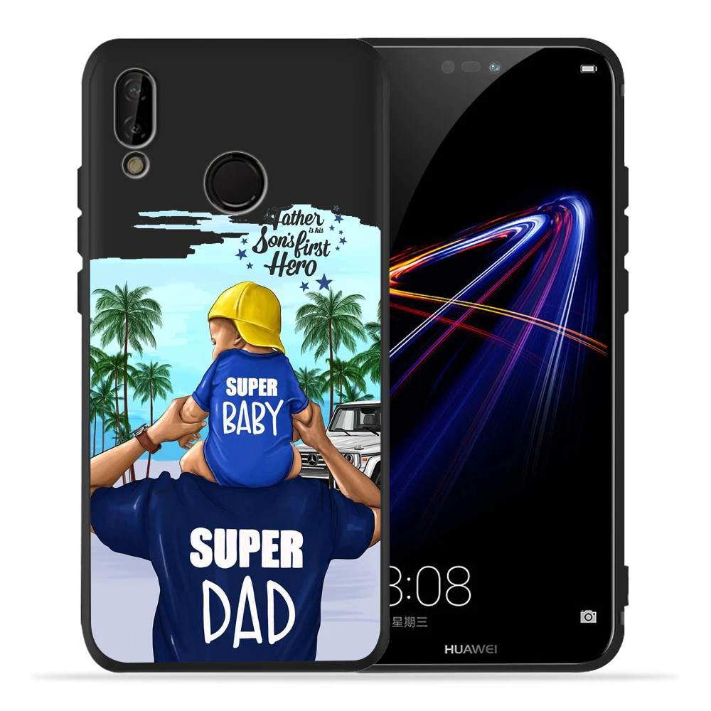 Чехол с надписью Super Mom Baby Mama Mouse Girl Для Huawei P20 Lite P30 P8Lite P9Lite 2017 P Smart Family Etui|Бамперы| |