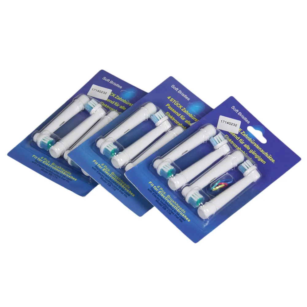 Сменные головки для электрической зубной щетки Oral B 16 шт. 4 цвета|Электрические