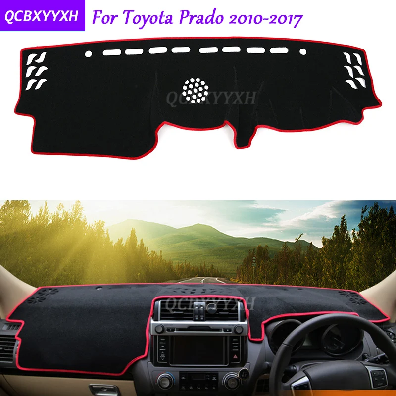 Коврик для приборной панели Toyota Prado 2010 2017 защитный коврик интерьера Photophobism